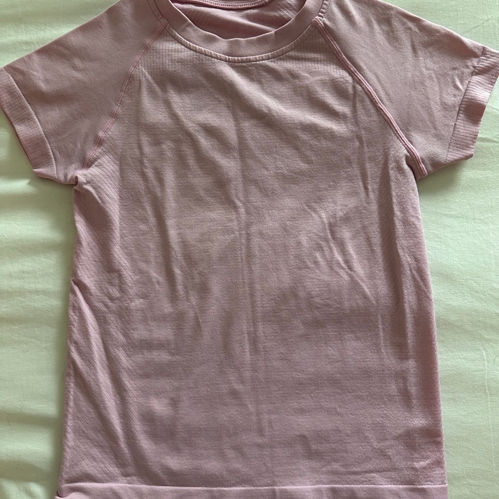 SHEIN Light Pink Short Sleeve Tee